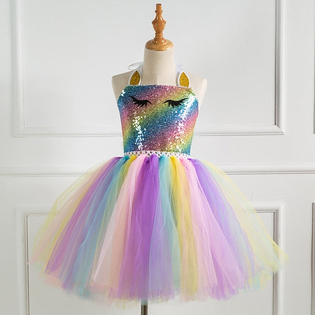 Movie Dress Unicorn Cosplay Girls' Vacation New FashionChic