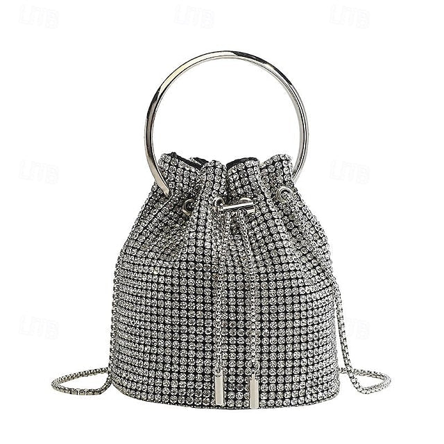 Women's PU Bag Chain Clutch Evening Wedding Leather Party FashionChic
