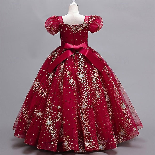 Princess Girls' Girl Kid's Flower Dress FashionChic