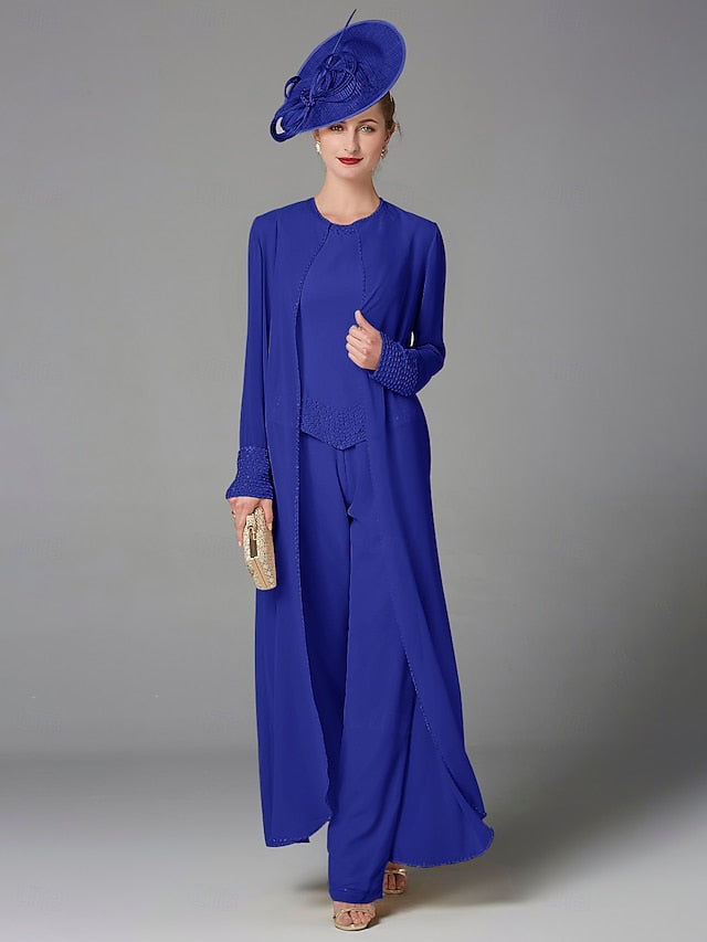 Beach Mother of Pantsuit 3 Bride Formal the Piece Wedding FashionChic