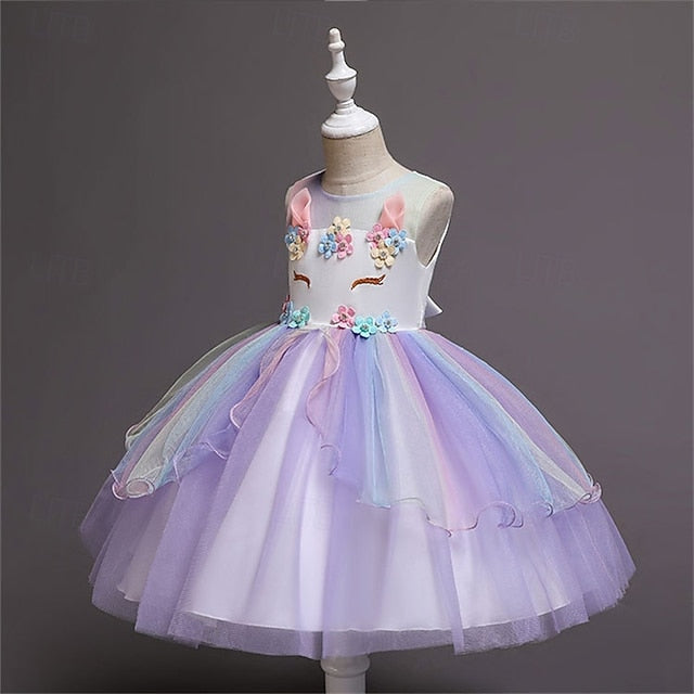 Girls' Girl Flower Princess Kid's Dress FashionChic