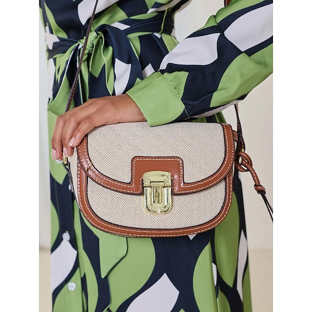 – Bag Trim Vintage Women's Crossbody Leather Small FashionChic