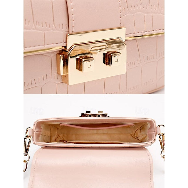 Women's Bag Baguette Shoulder Envelope Leather PU FashionChic