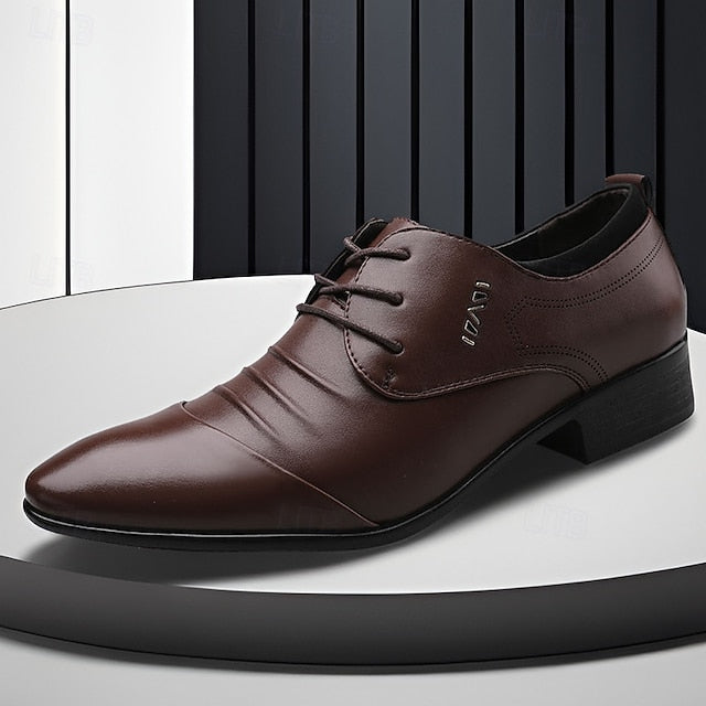 - Men's White Dress for Lace-Up Shoes Formal Elegant FashionChic