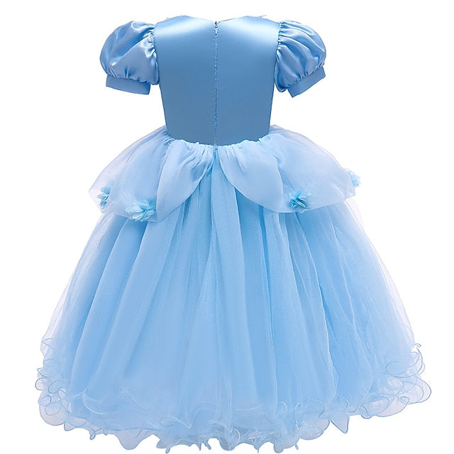 Dress Movie Princess Cinderella Girl Girls' Flower FashionChic