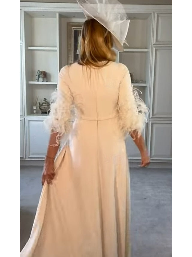 Vintage Bride Jumpsuit Formal Elegant Mother the of Wedding FashionChic