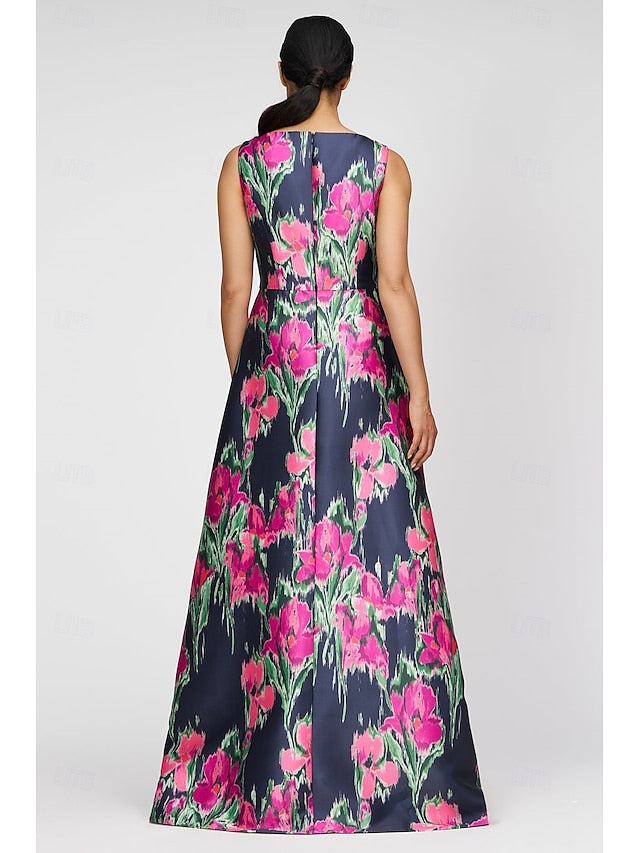 A-Line Elegant Mother of Bride Dress Evening Gown the Jumpsuits FashionChic