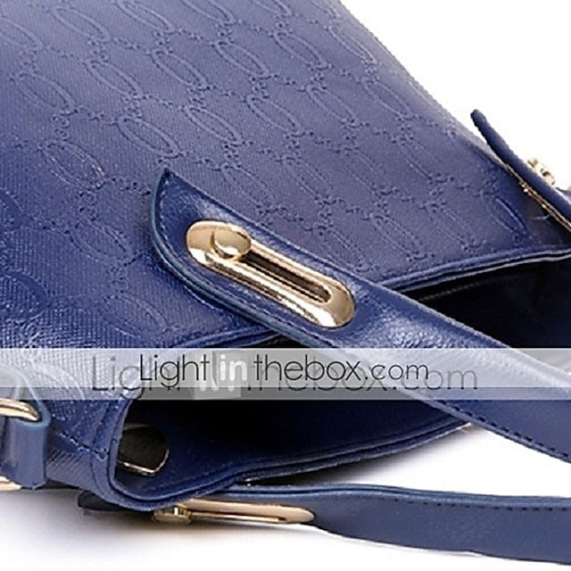 4 Bag Leather Purse PU Women's Pieces Set FashionChic