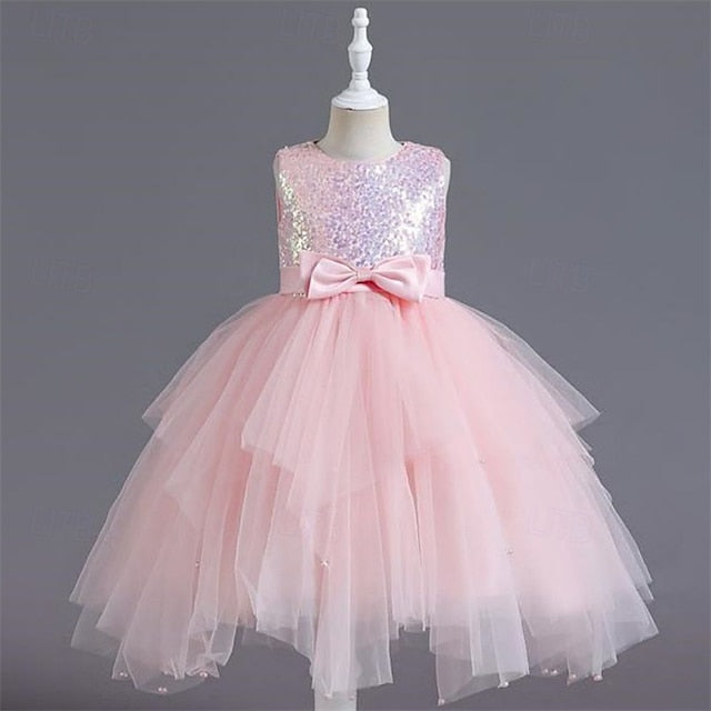 Kid's Girls' Dress Flower Girl Princess FashionChic