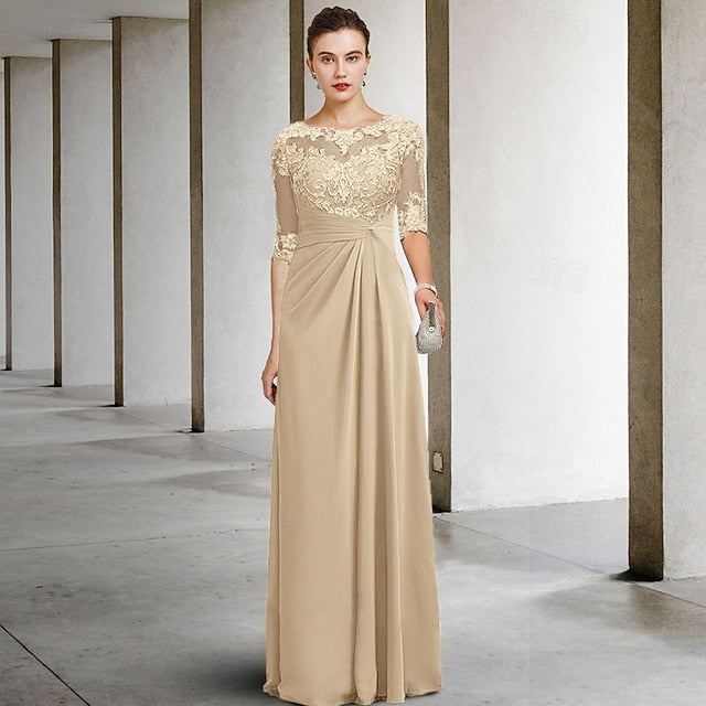 Plus of Mother Size the Wedding Sheath Guest Dress Elegant Bride FashionChic