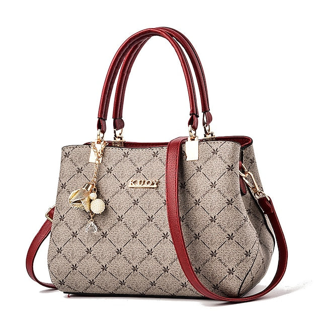 Women's Men's PU Party Leather Bag Shoulder Handbag FashionChic