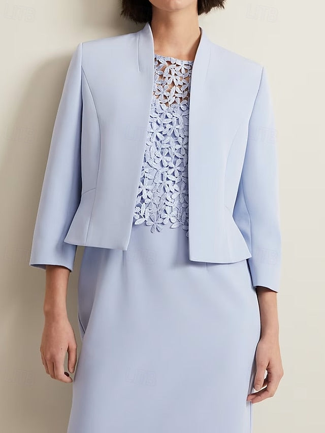 Elegant Simple of Bride Crew Mother Dress Column / the Sheath FashionChic