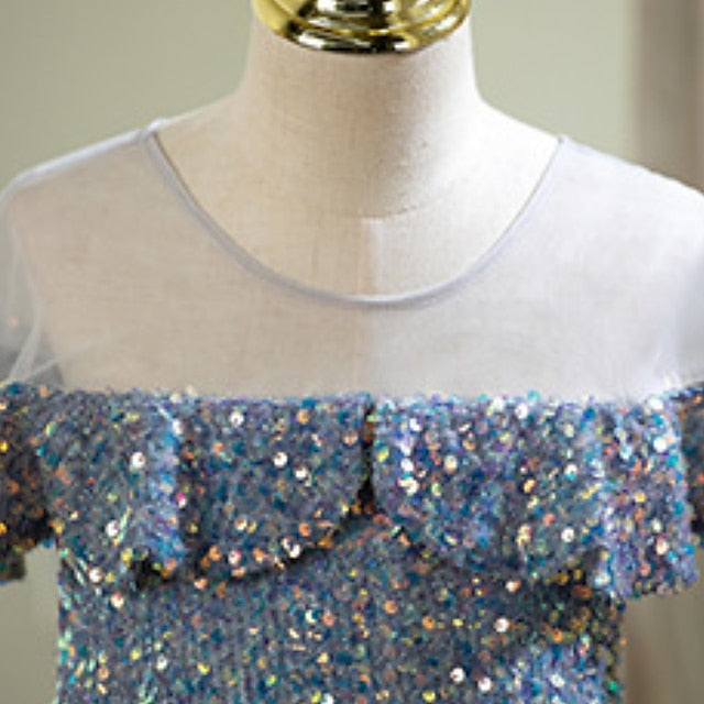 Girl Flower Gown Evening Party Girls' Dress FashionChic