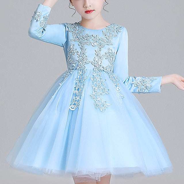 Girl Princess Flower Girls' Dress Party FashionChic