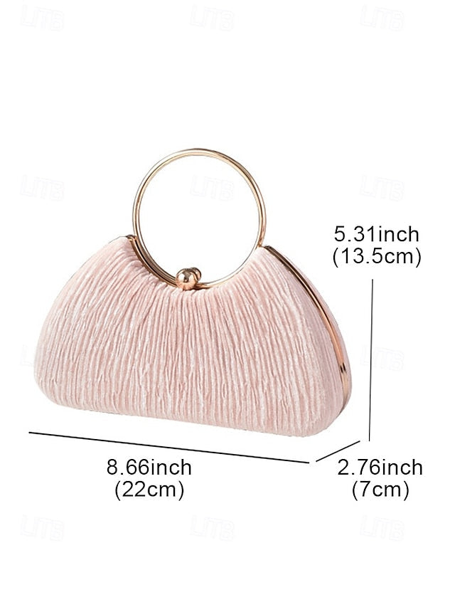 Women's Christmas Elegant – Handbag Velvet Party Red FashionChic