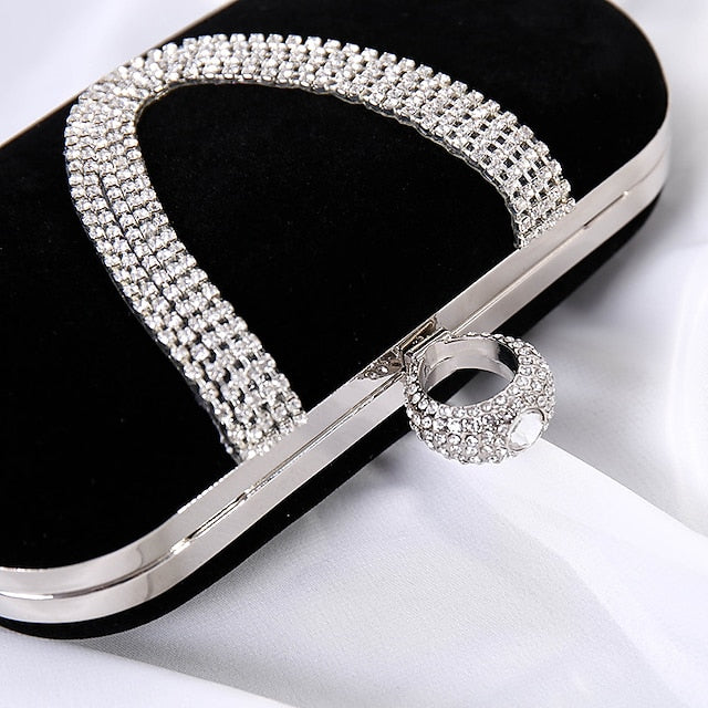 Bags Bag Women's Wristlet Velvet Evening Clutch FashionChic