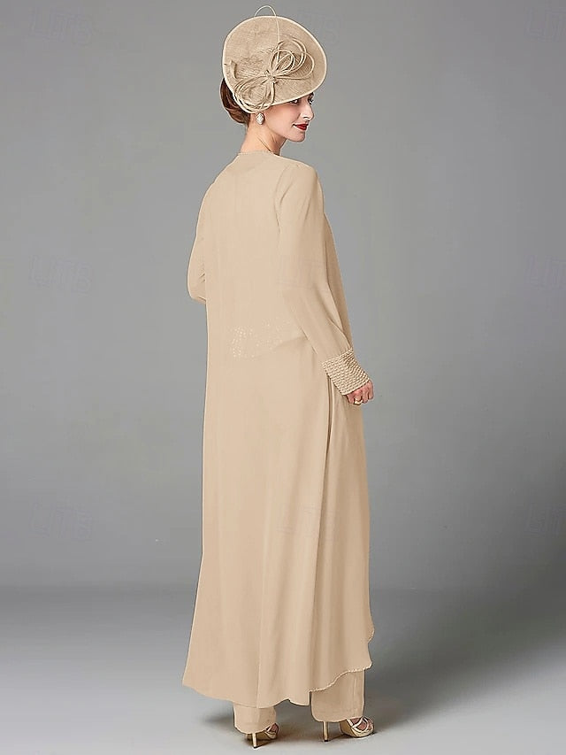Beach Mother of Pantsuit 3 Bride Formal the Piece Wedding FashionChic