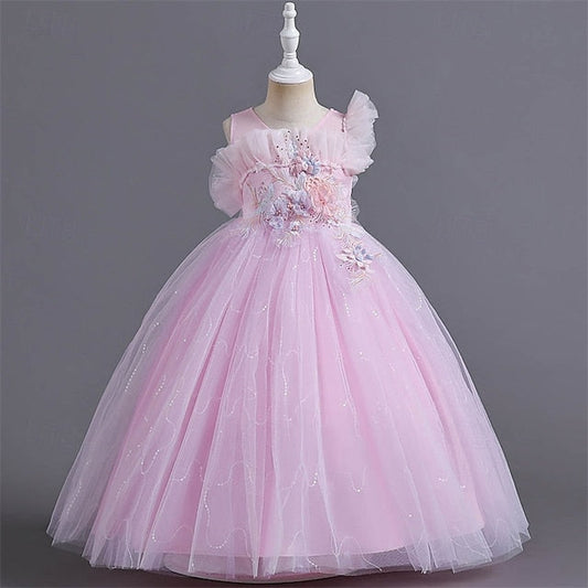 Princess Kid's Flower Girls' Dress Girl FashionChic