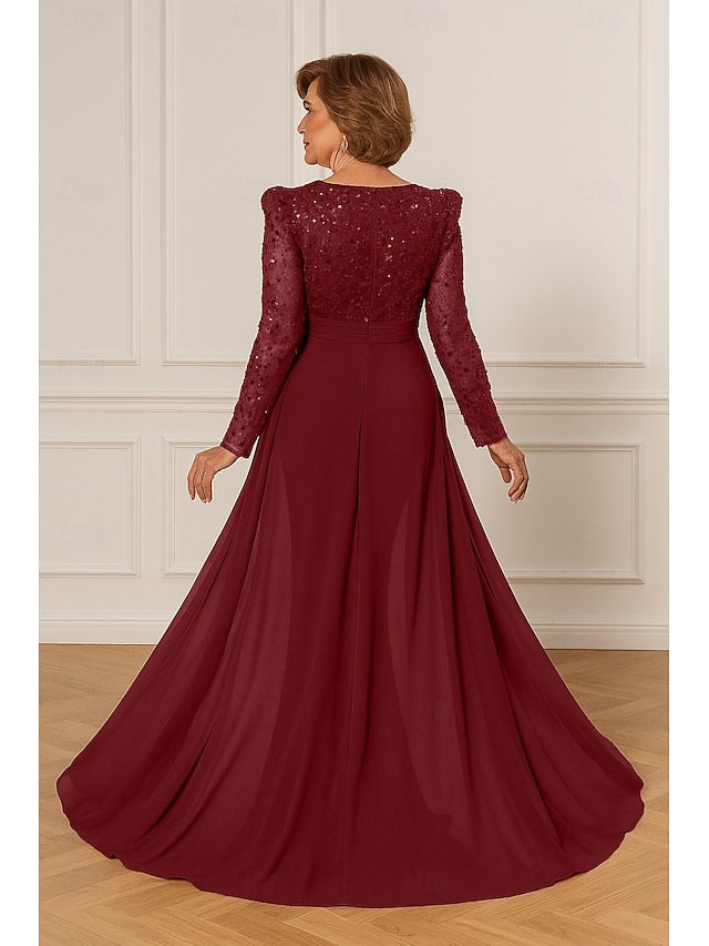 Bride the Dress of Elegant Shine Jumpsuits Sparkle Mother FashionChic