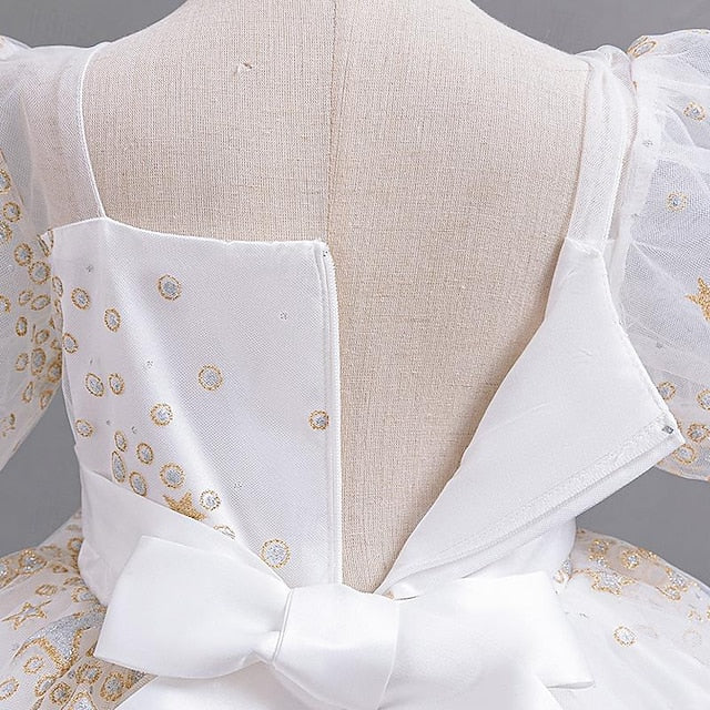 Flower Girls' Party Dress Sequin Girl Kids Floral FashionChic