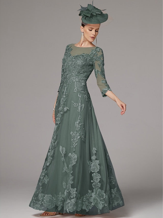 Elegant Bride of Wedding the Beach Dress A-Line Mother FashionChic