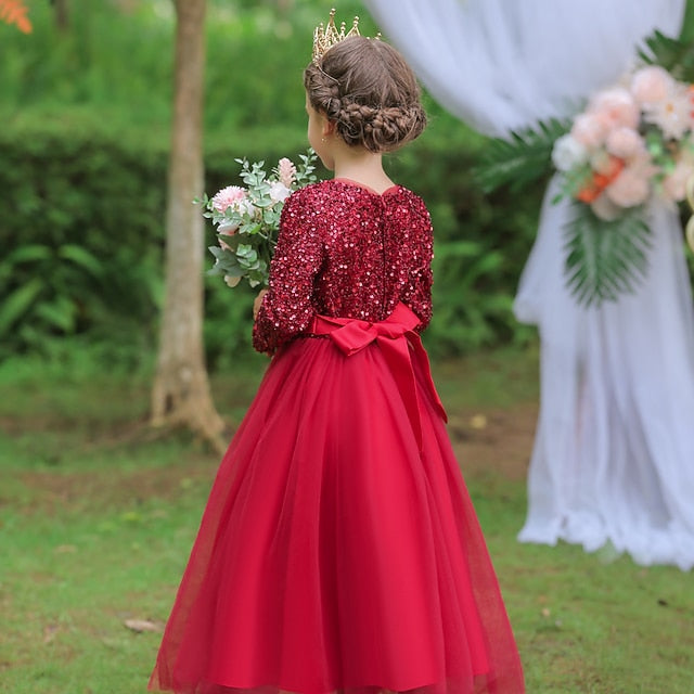 Dress Flower Girls' Girl Party Performance FashionChic