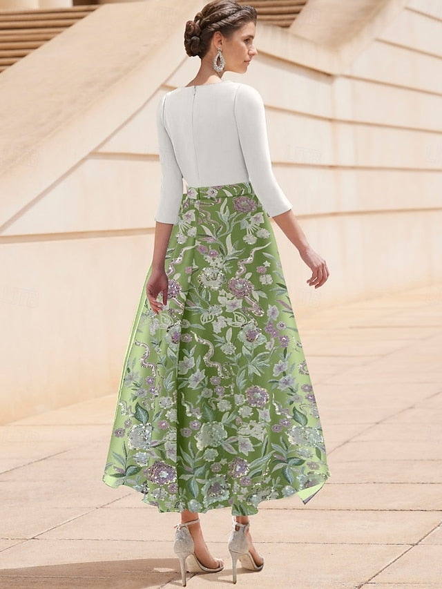 Wedding of Dress Beach Mother A-Line Bride the Elegant FashionChic
