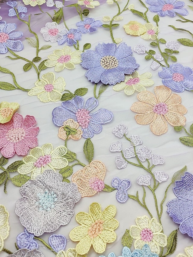 the Dress Bride Floral of Mother A-Line Embroidered FashionChic