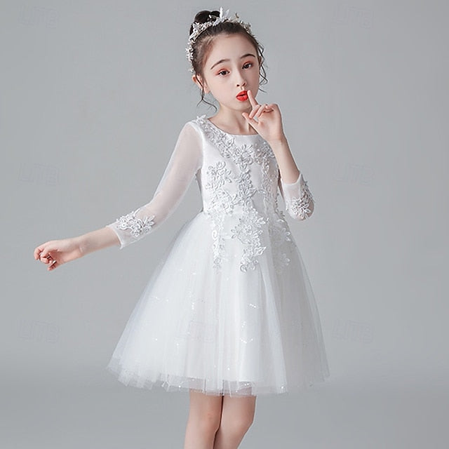 Dress Girls' Girl Princess Flower Kid's FashionChic