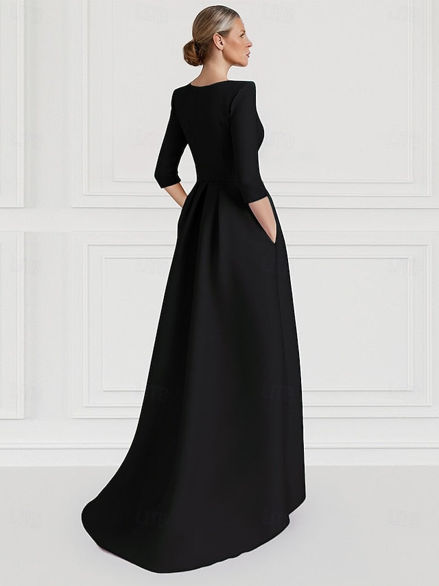 Formal Elegant Wedding Gown Dress Asymmetrical A-Line Evening FashionChic