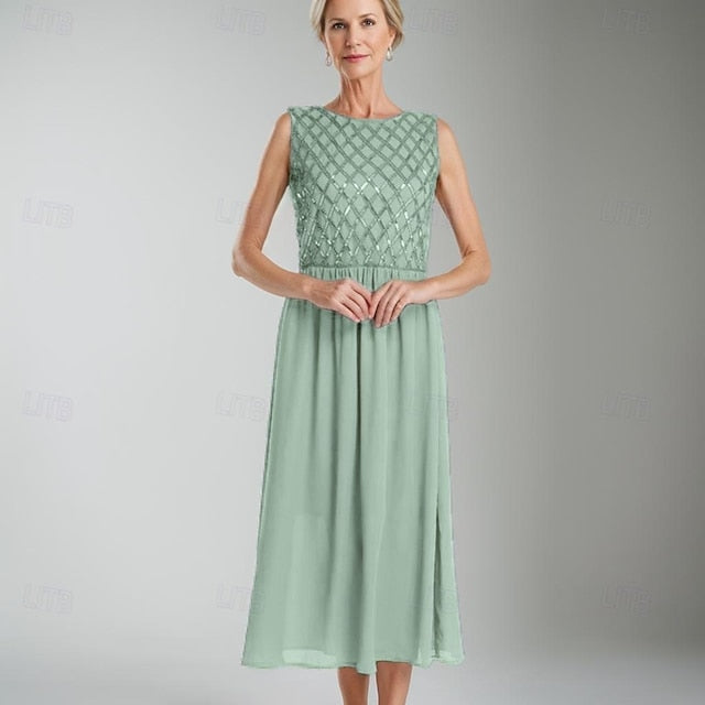 Bride the of A-Line Wedding Simple Guest Dress Mother FashionChic