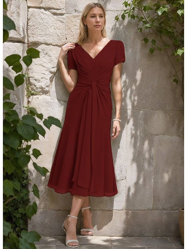 the of Formal Mother Elegant Wedding A-Line Dress Bride Guest FashionChic