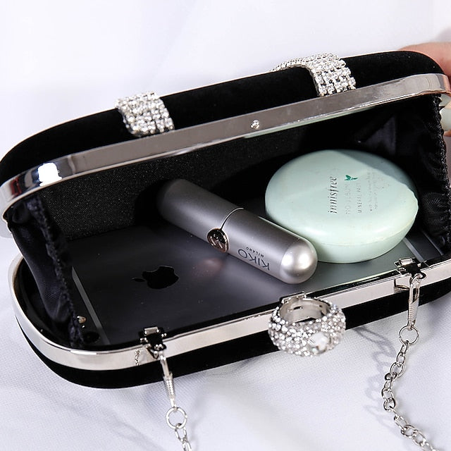 Bags Bag Women's Wristlet Velvet Evening Clutch FashionChic