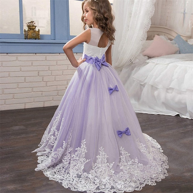 Flower Girls' Wedding Kids Sleeveless Dress Girl FashionChic