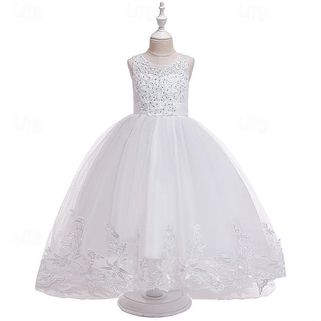 Kid's Girls' Girl Princess Dress Flower FashionChic