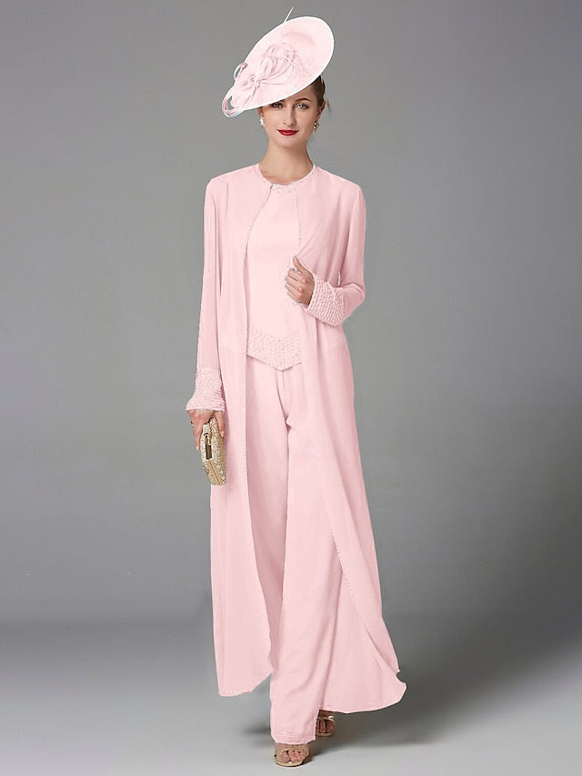 Beach Mother of Pantsuit 3 Bride Formal the Piece Wedding FashionChic