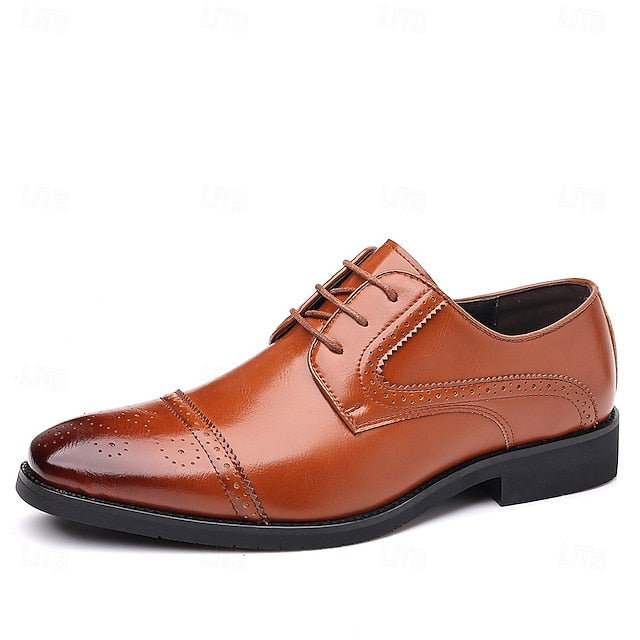 Shoes Color-Blocked White Men's and Dress Black with FashionChic