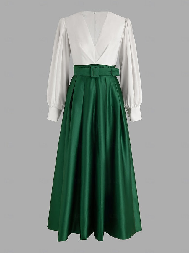 Wedding Floor High Split Gown Formal Evening A-Line Dress Guest FashionChic