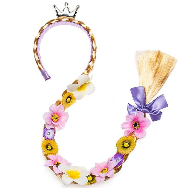 Sofia Rapunzel Dress Girl Fairytale Flower Theme Princess Party FashionChic