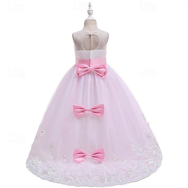 Kid's Girls' Girl Princess Dress Flower FashionChic