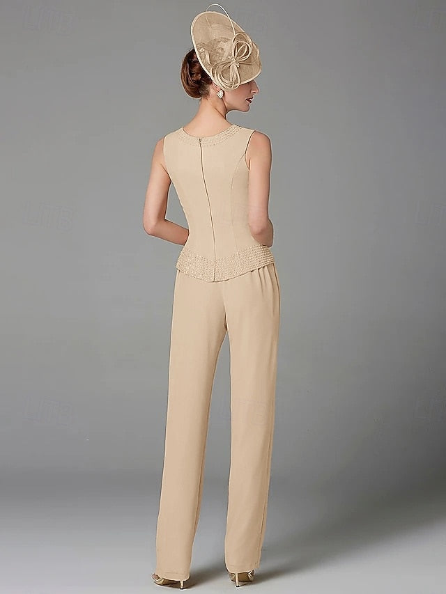 Beach Mother of Pantsuit 3 Bride Formal the Piece Wedding FashionChic