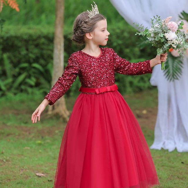 Dress Flower Girls' Girl Party Performance FashionChic