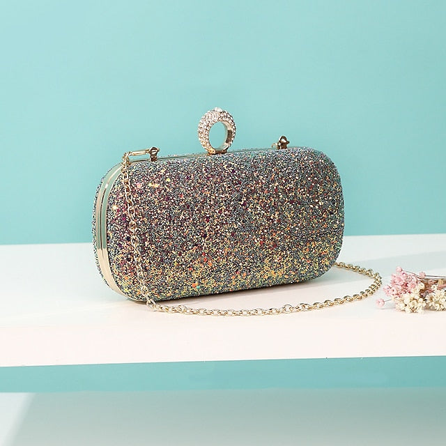 Wristlet Leather PU Bags Clutch Women's Evening Bag FashionChic