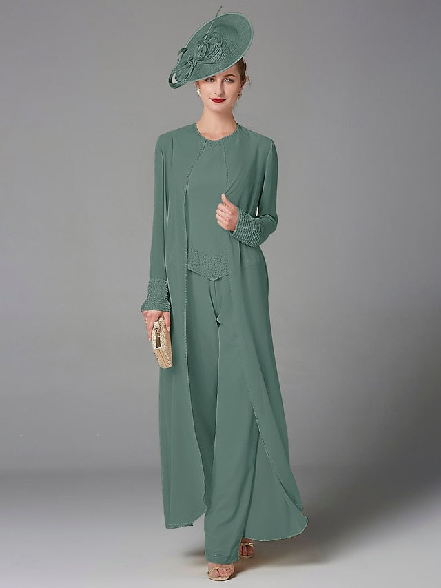 Beach Mother of Pantsuit 3 Bride Formal the Piece Wedding FashionChic