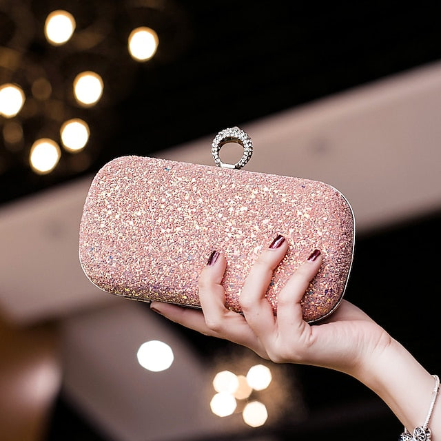 Wristlet Leather PU Bags Clutch Women's Evening Bag FashionChic