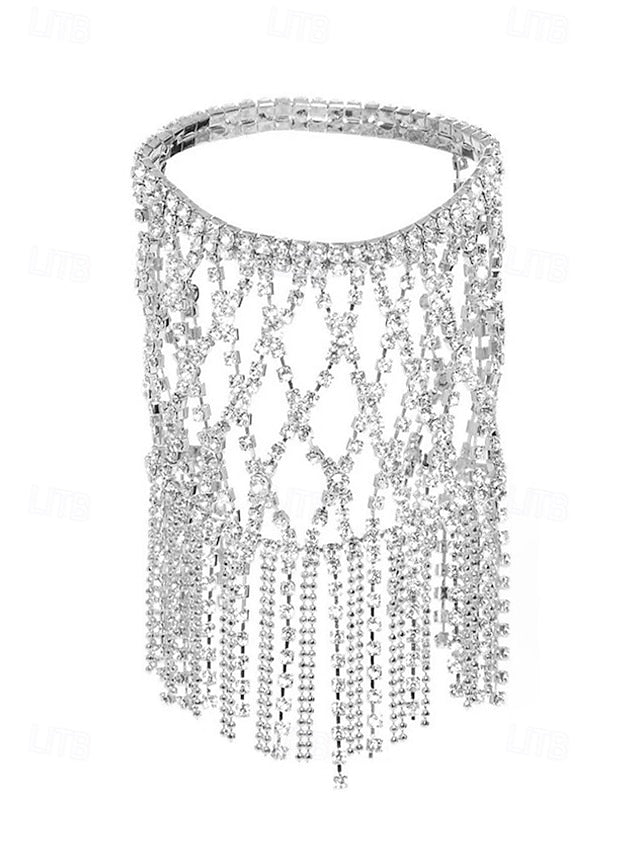 Crystal Hand – Rhinestone Women's Bracelet Luxury Chain FashionChic