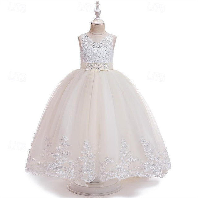 Kid's Girls' Girl Princess Dress Flower FashionChic