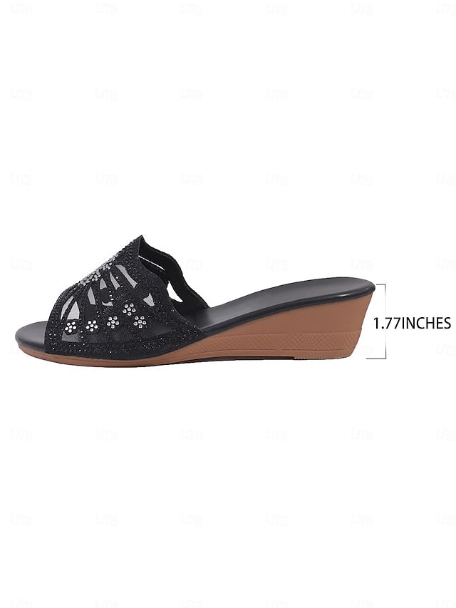 Ankle Black for - Classic Sandals Women Strappy Heel Block Chic FashionChic