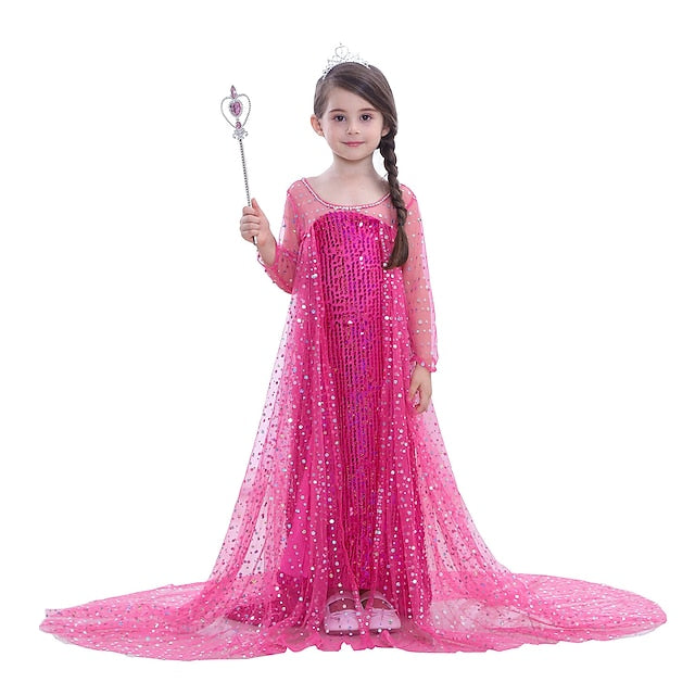 Princess Dress Movie Girl Frozen Elsa Flower Girls' FashionChic