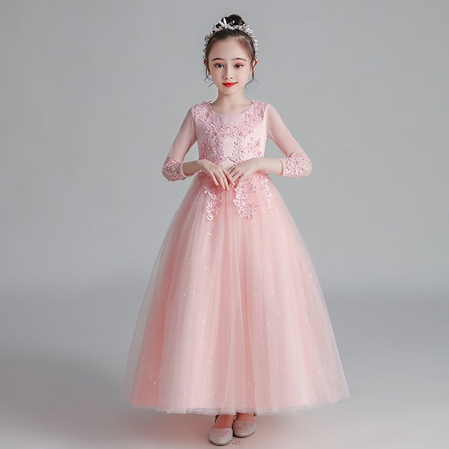 Dress Flower Girls' First Princess Girl FashionChic